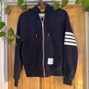 Thom Browne Navy Hoodie